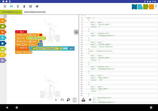 Open Roberta Mobile screenshot 5