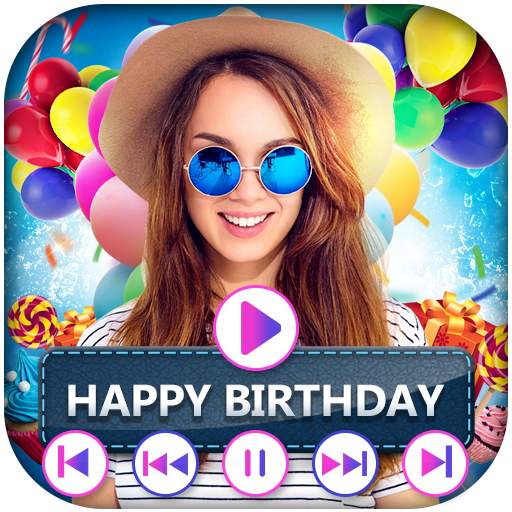 Birthday Video Maker with Song : Photo Slideshow 1.3
