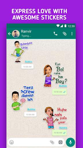 Hindi Stickers for WhatsApp - WAStickerApps screenshot 1