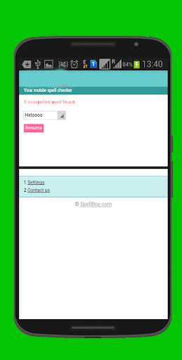 Spell Corrector- Free Spell Checker скриншот 1
