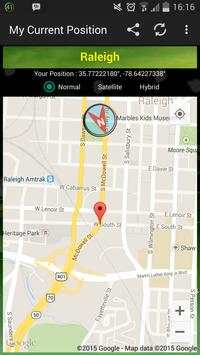 My Current Position - GPS screenshot 1