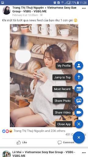 Lite for using Facebook & Messenger screenshot 1