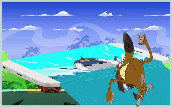 Subway zig Jungle and shark Run screenshot 2