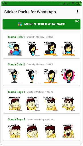 Stiker Sunda WAStickerApps screenshot 1