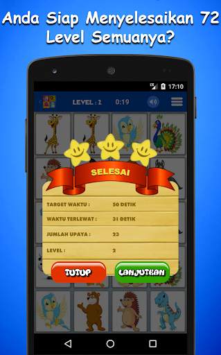 Permainan Memori bagi Anak-Anak – Hewan screenshot 4