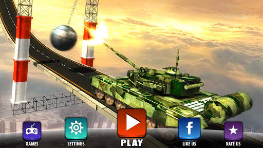 Impossible Army Tank Driving Simulator Tracks screenshot 11