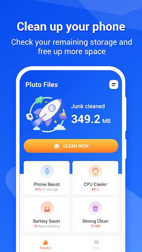 Pluto Files - Junk Clean screenshot 2