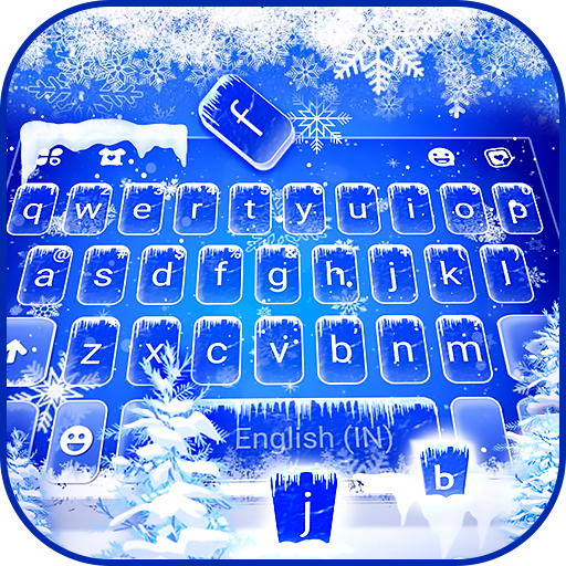 Froze Snowflakes Live Keyboard Theme icon