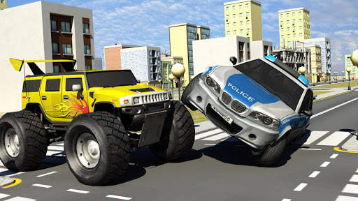 City Crime Gang vs Police Car screenshot 2