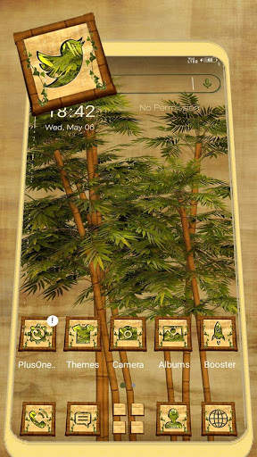 Bamboo Painting Launcher Theme screenshot 1