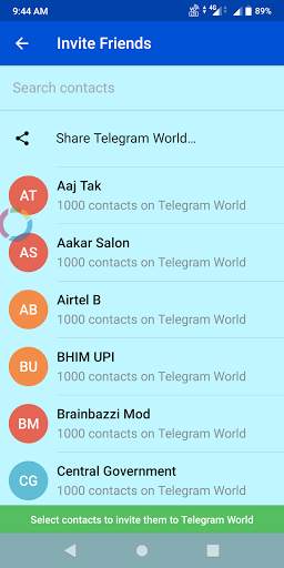 Telgram World screenshot 1