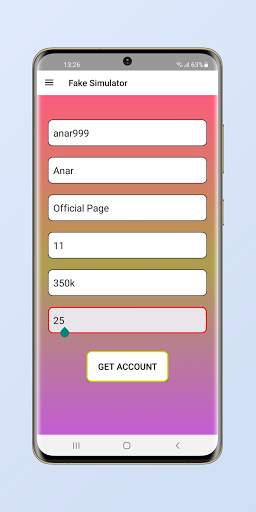 Fake Simulator - Social Media screenshot 4