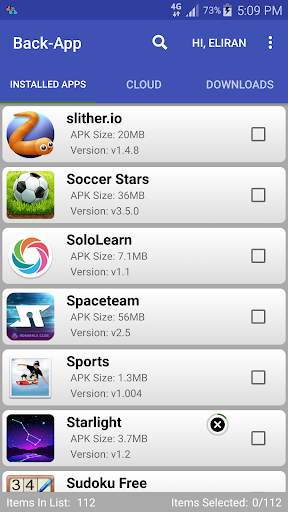 Back-App easy backup screenshot 3