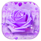 Teclado rosa púrpura icon