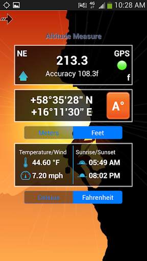 Altimeter GPS Calculator Lite screenshot 4