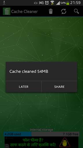Cache Cleaner screenshot 2