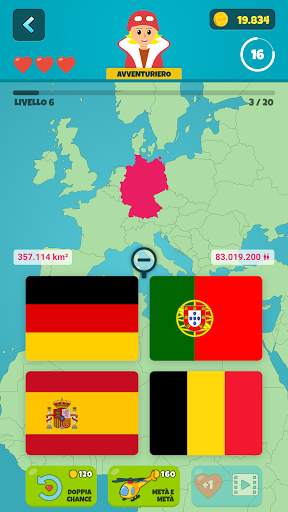 Bandiere 2: Geografia Quiz screenshot 1