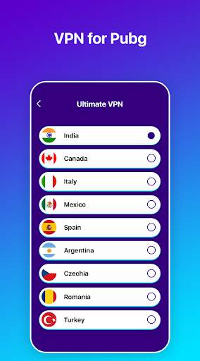 VPN For PUBG Mobile Lite - Unlimited Fast Free VPN screenshot 4
