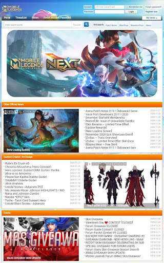 Mobile Legends Forum screenshot 1