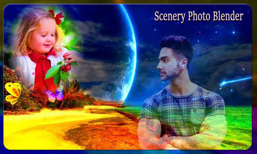 Scenery Photo Blender : Photo Frame Effects screenshot 1
