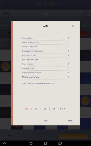 Les Dames, Les Jeux Classiques screenshot 12