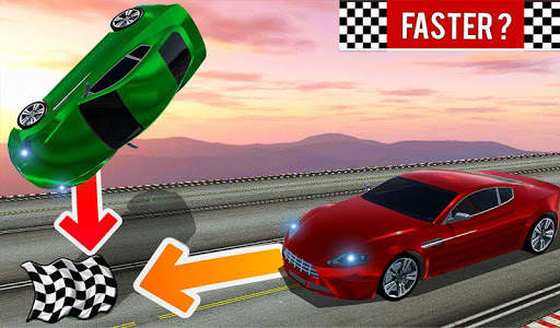 Falling Car VS Driving Car: Drag Racing Rivals PRO screenshot 14