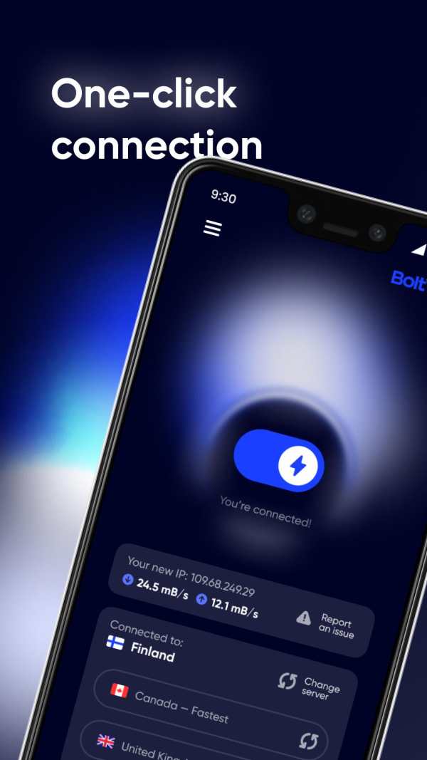Bolt VPN - Proxy for websites screenshot 1