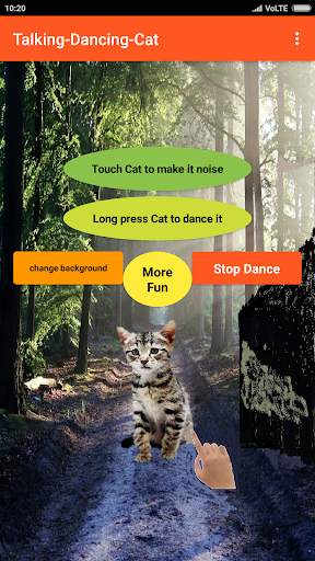Talking Cat-Animal-Dance app screenshot 1