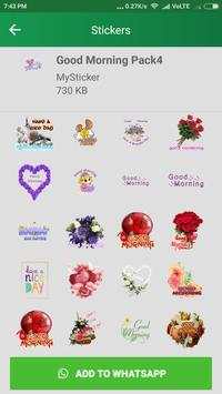 Good Morning Stickers For Whatsapp screenshot 4