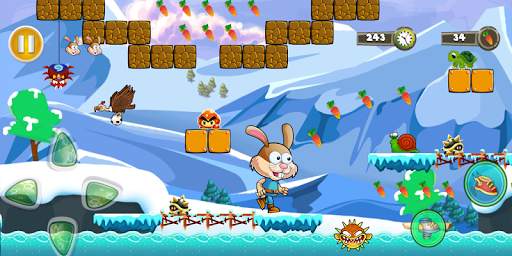 Bunny’s World - Super Jungle Rabbit Run Adventure screenshot 6