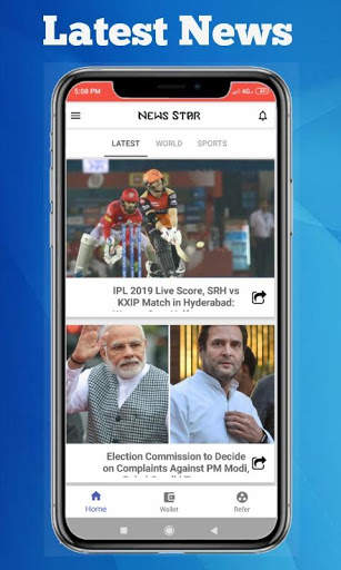 News Star - Latest News,World,Sprots screenshot 1