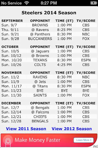 Go Steelers! screenshot 2
