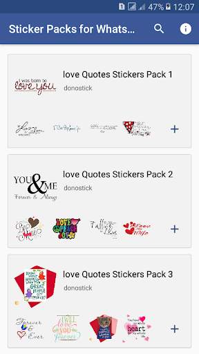 Love Quotes Stickers for WhatsApp screenshot 1