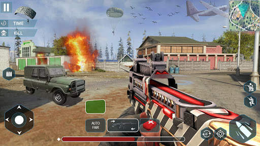 Gun Shoot War: Squad Fire 3d 1 تصوير الشاشة