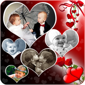 Valentine Day Collage Love icon