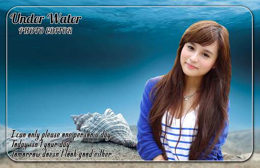 Under Water Photo Editor screenshot 3