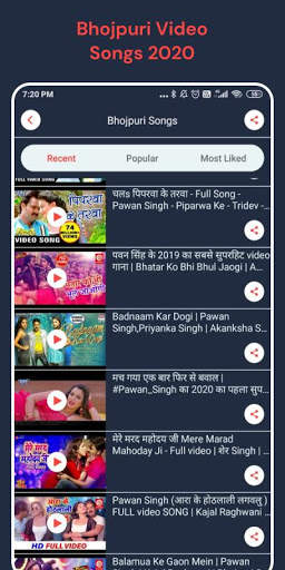 Bhopuri Latest Video Songs screenshot 1