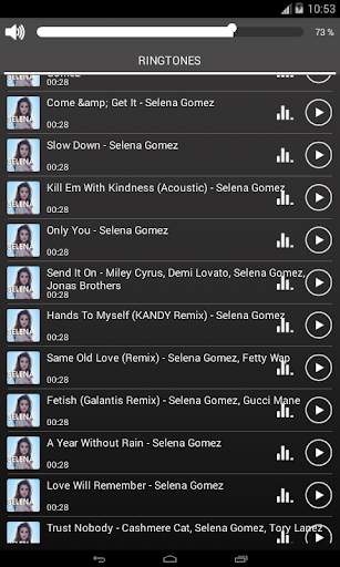 Selena Gomez Ringtones Free screenshot 4