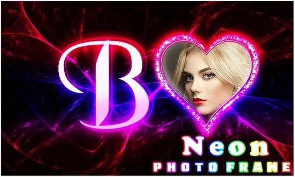 Neon Text Photo Frames screenshot 2