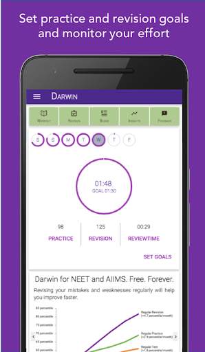 DARWIN - NEET 2021 Preparation | Free MCQs + Tests screenshot 6