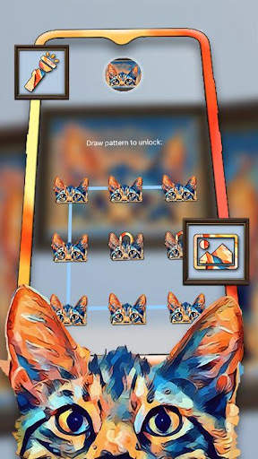 Cat Wall Frame Launcher Theme screenshot 4
