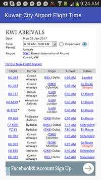 Kuwait City Airport FlightTime screenshot 1