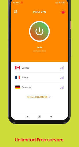 VPN INDIA - Free VPN Super unlimited proxy Hotspot screenshot 5