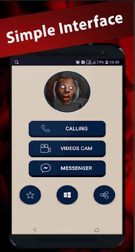 scary granny's video call/chat game prank screenshot 6