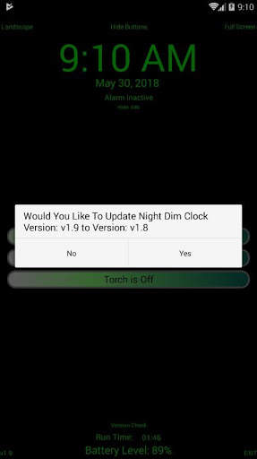 Free Night Clock ( Night Dim Clock ) screenshot 4