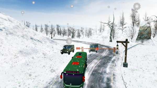 Snow Bus Drive Simulator 2018 screenshot 1