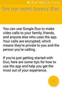 Ultimate Guide For Google Duo screenshot 3