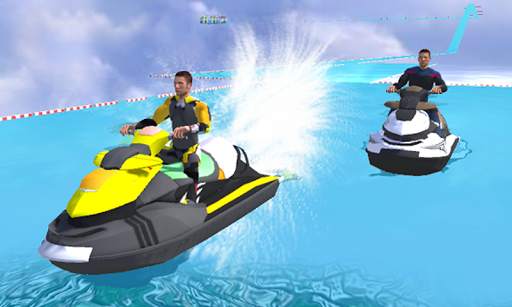 Water Slide Boat Racing Real screenshot 1