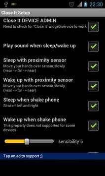 Close It (Smart Screen On/Off) screenshot 2