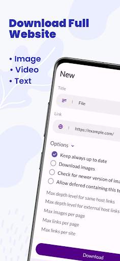 Offline Browser : Save Website screenshot 2